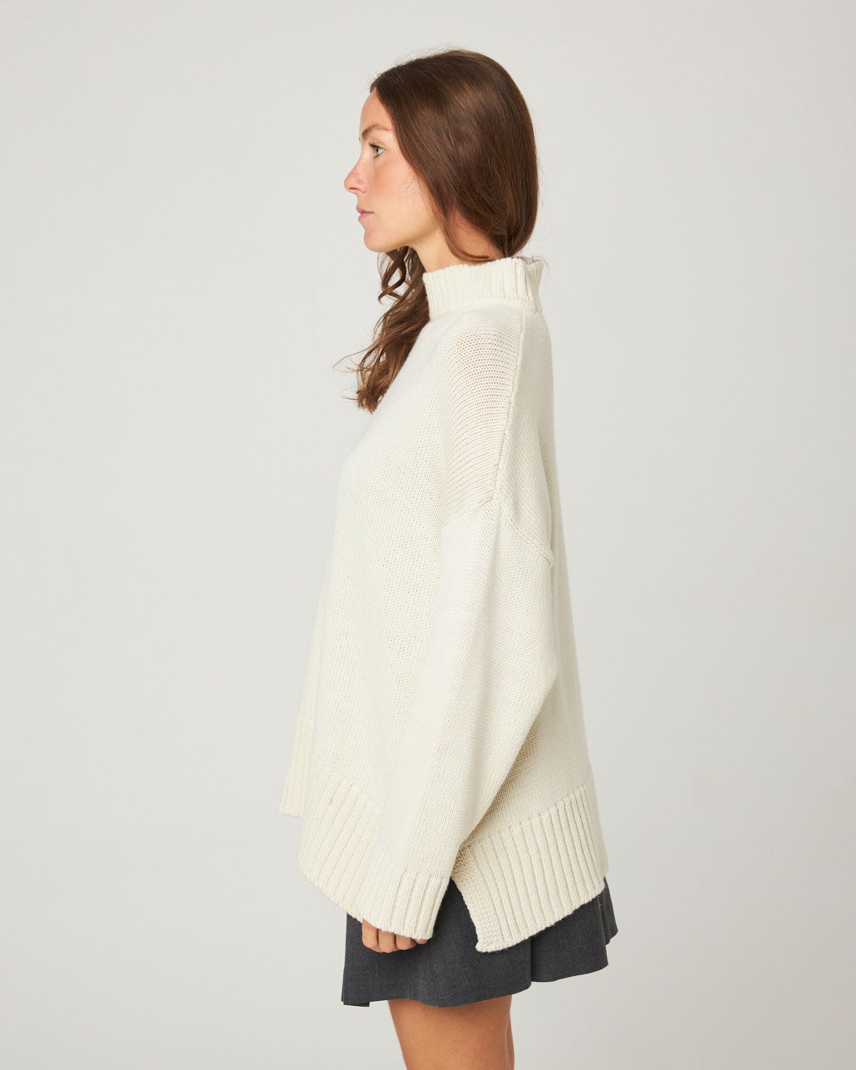 Image of model wearing Bearing Full Jumper. 