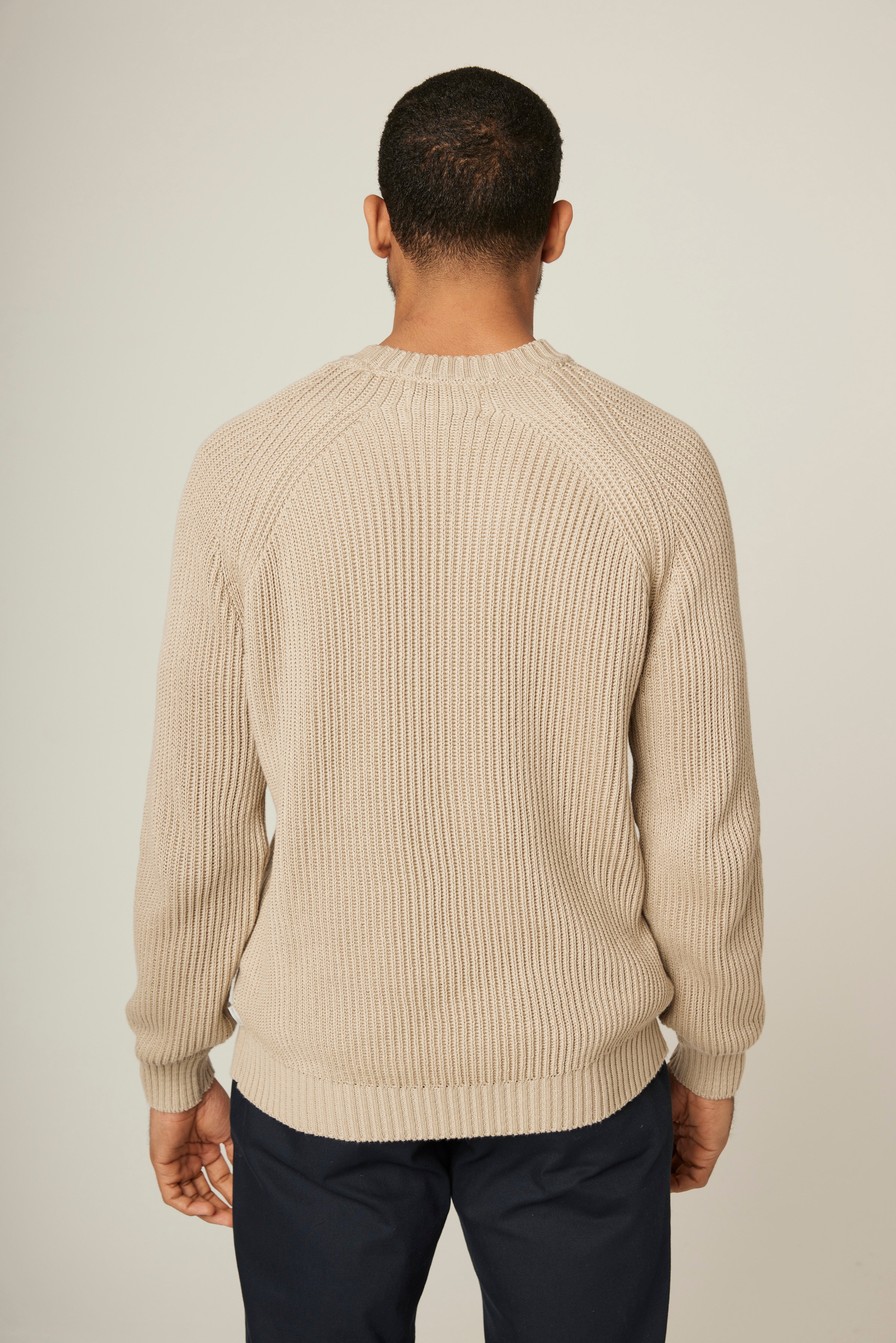 Image of model wearing Harry Sweater. 