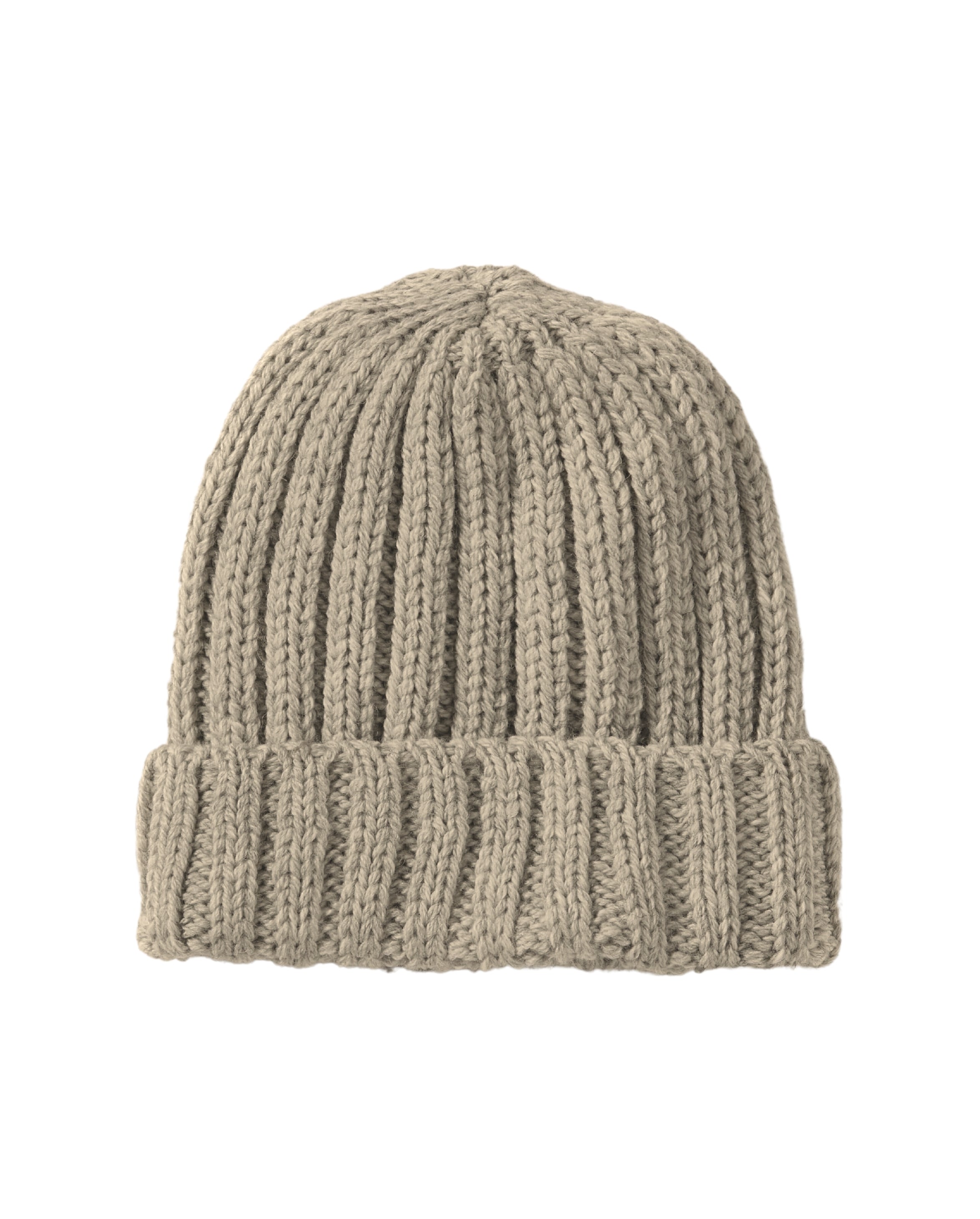 Image of model wearing Milliner Ribbed Beanie. One Size