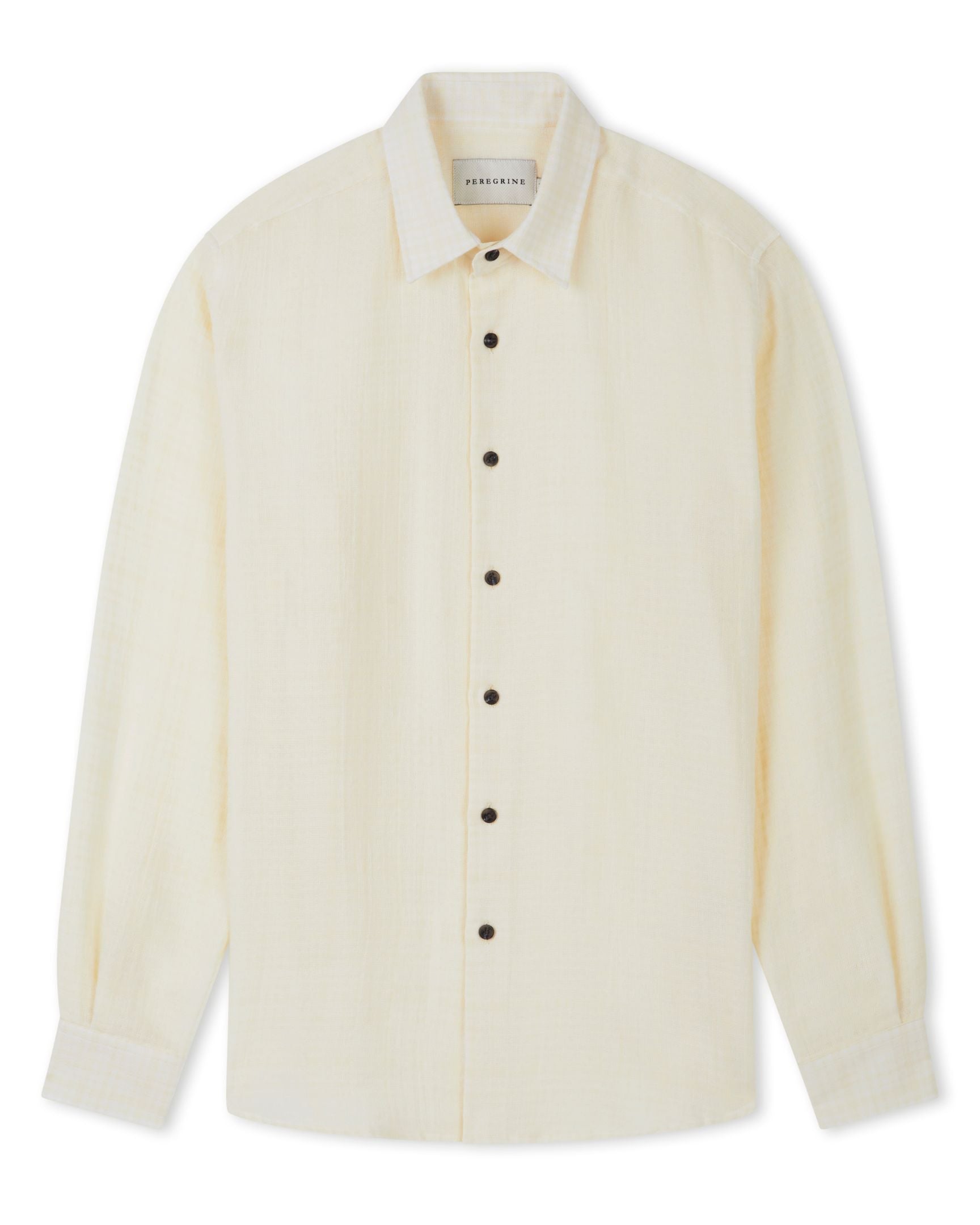 Image of model wearing Resort Shirt. 